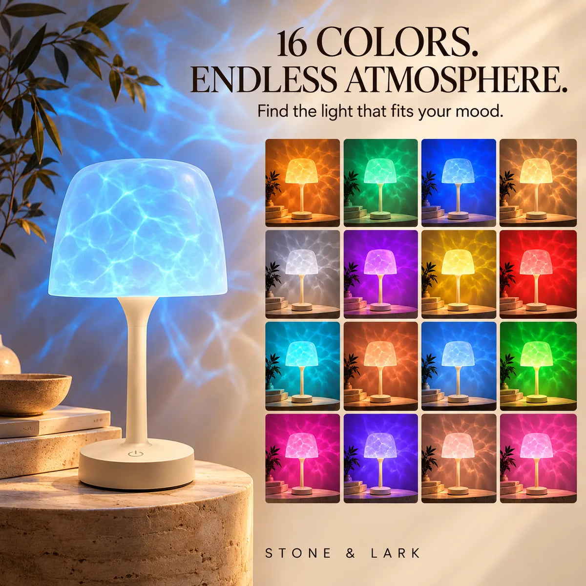 RippleGlow Atmosphere Lamp