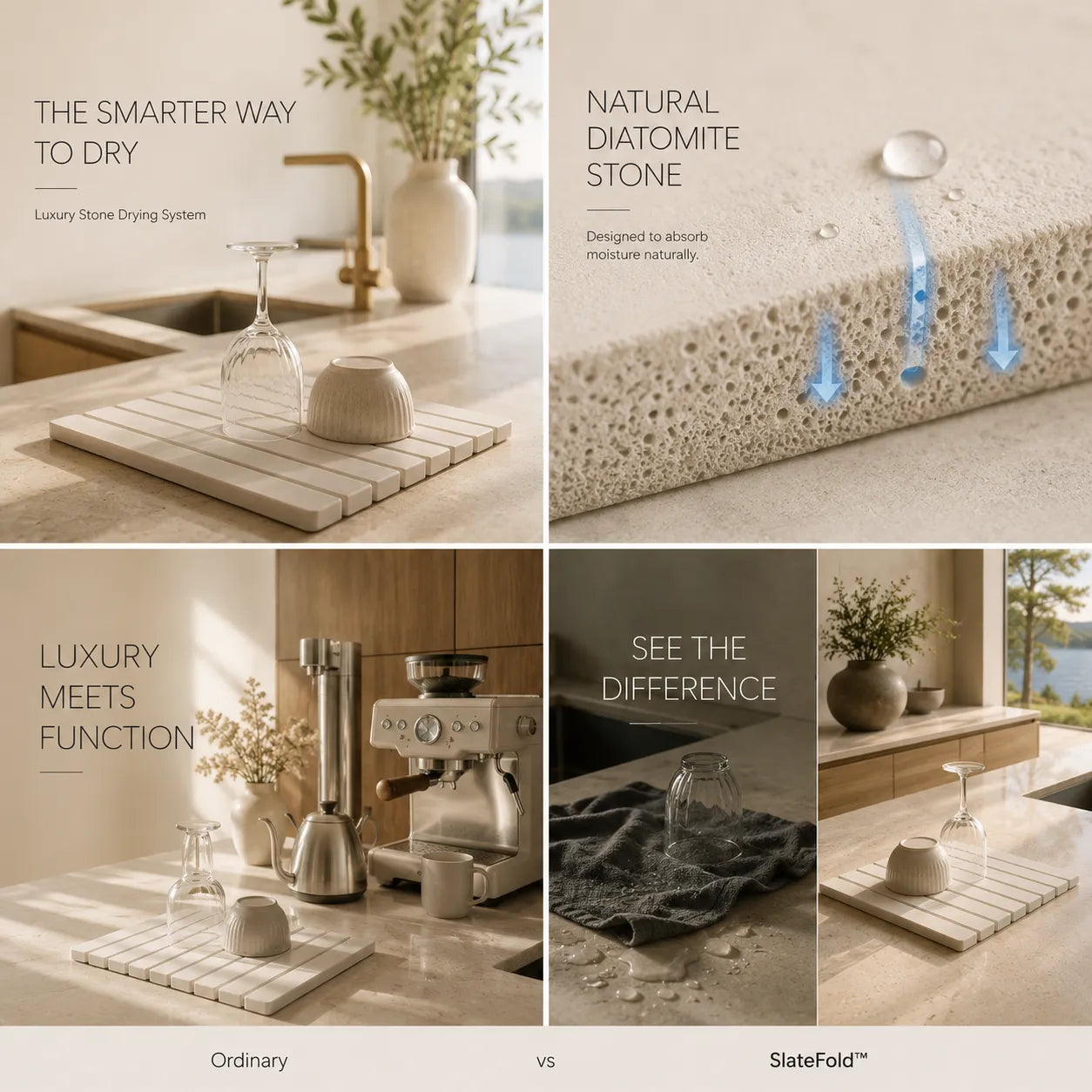 SlateFold™ Stone Drying Mat