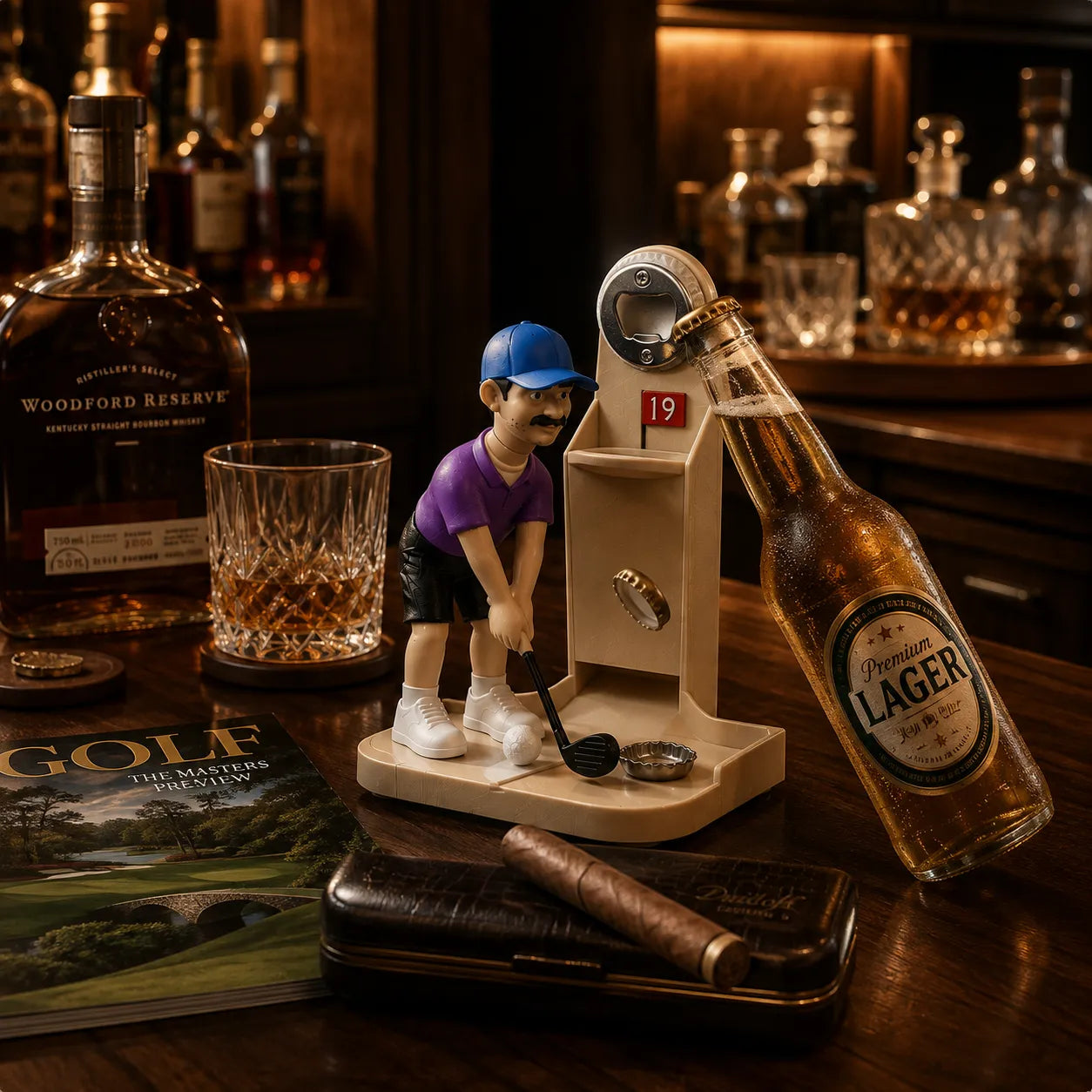 Birdie Butler™ Luxury Golf Bottle Opener