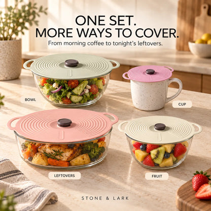 FlexSeal Silicone Lids-8-Piece Set