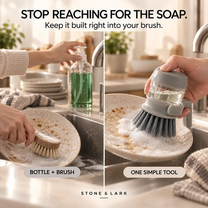 PressScrub Soap Brush