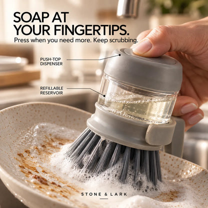 PressScrub Soap Brush