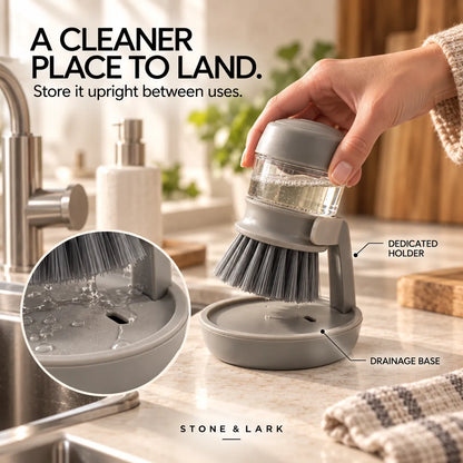 PressScrub Soap Brush
