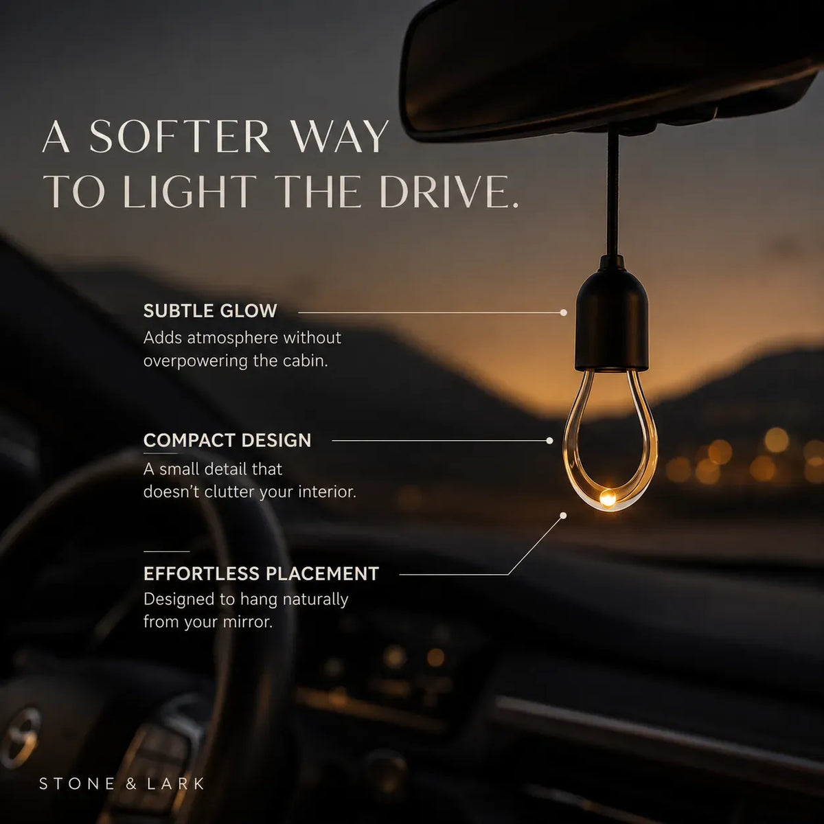 LumaDrop Car Pendant