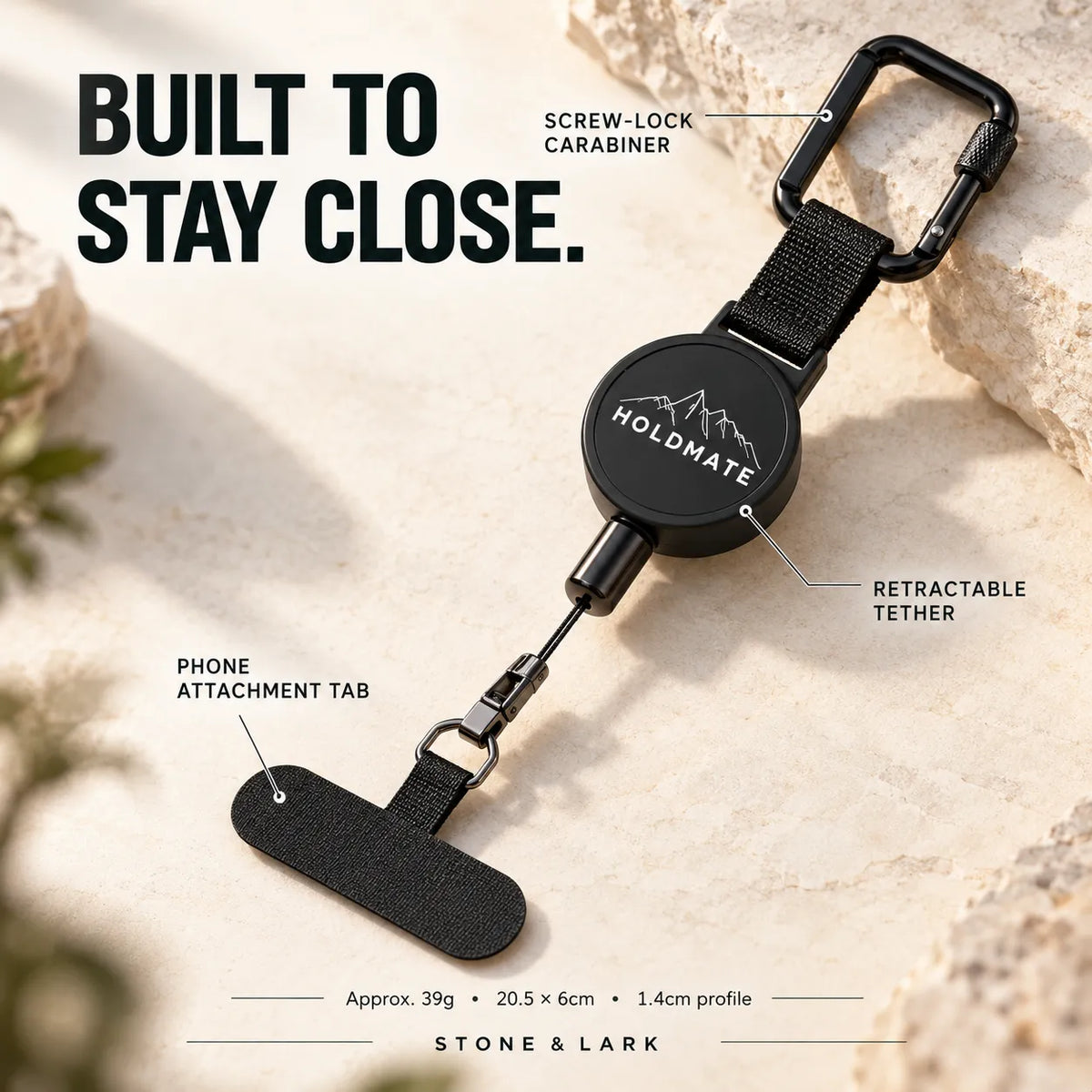 TrailLock Retractable Phone Tether