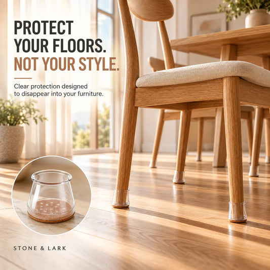 ClearGuard Chair Leg Protectors