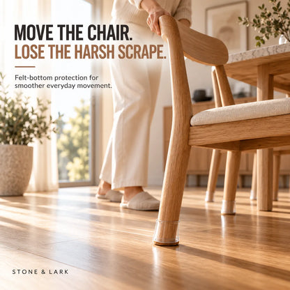 ClearGuard Chair Leg Protectors