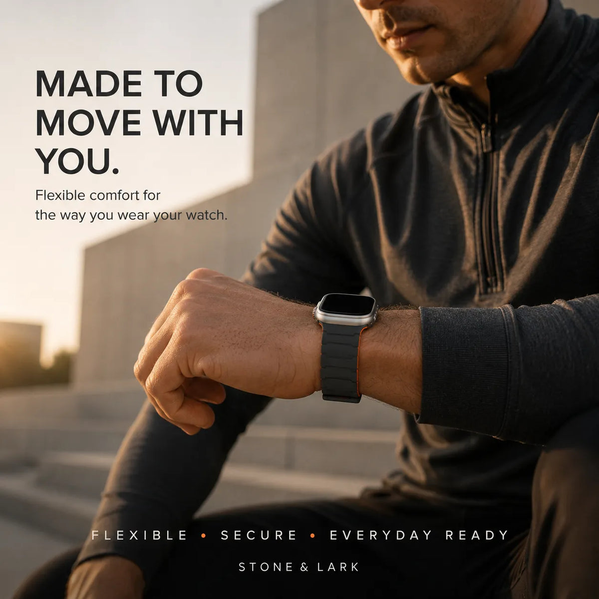 Fearless Silicone Magnetic Band For Apple Watch