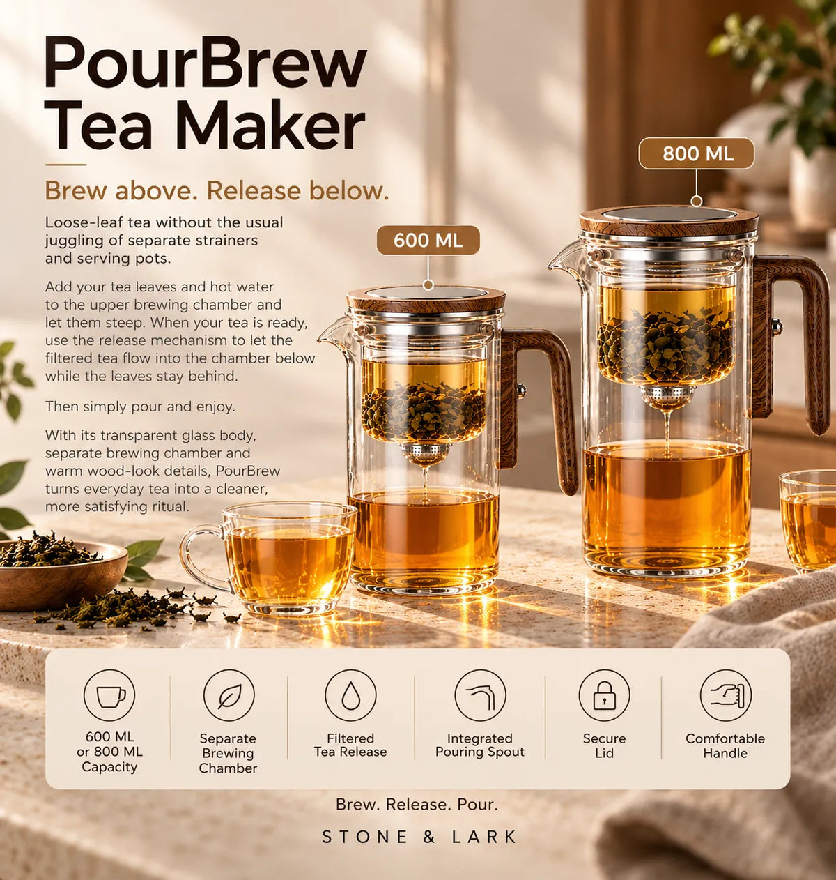 PourBrew Tea Maker