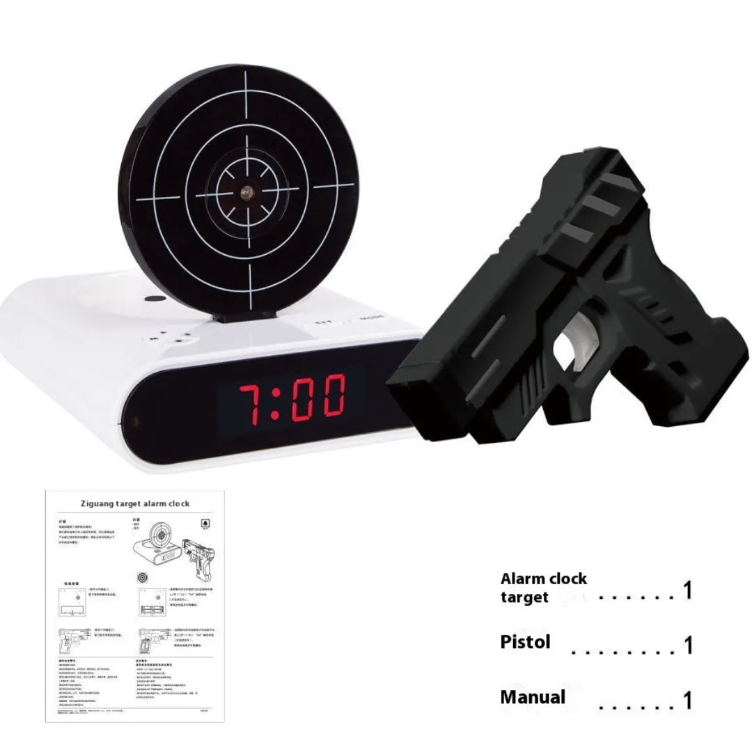 Wake & Aim Digital Alarm Clock