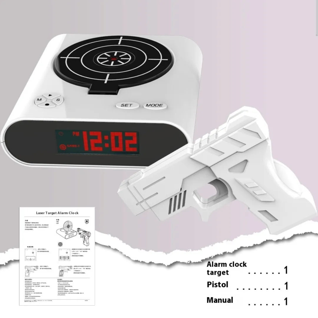 Wake & Aim Digital Alarm Clock
