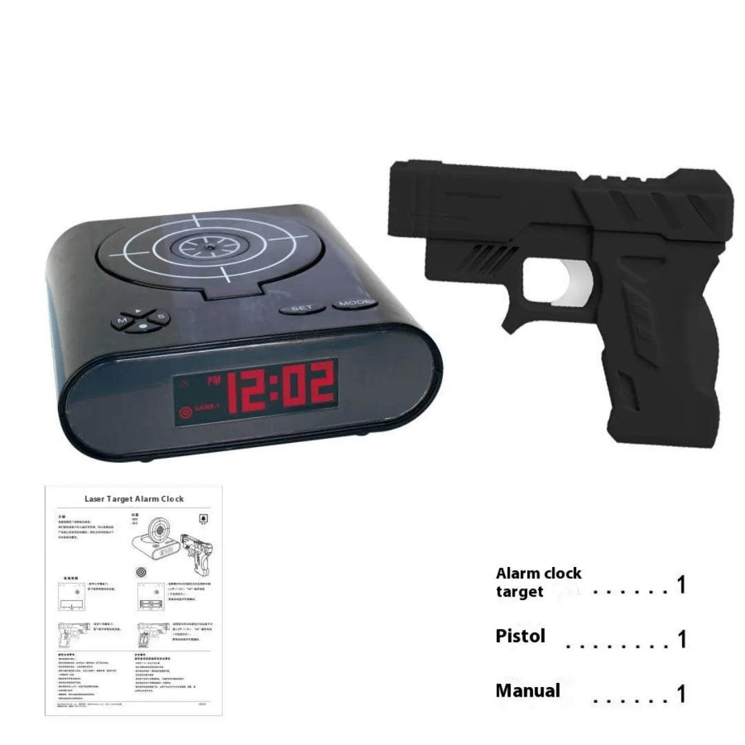 Wake & Aim Digital Alarm Clock