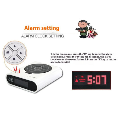 Wake & Aim Digital Alarm Clock