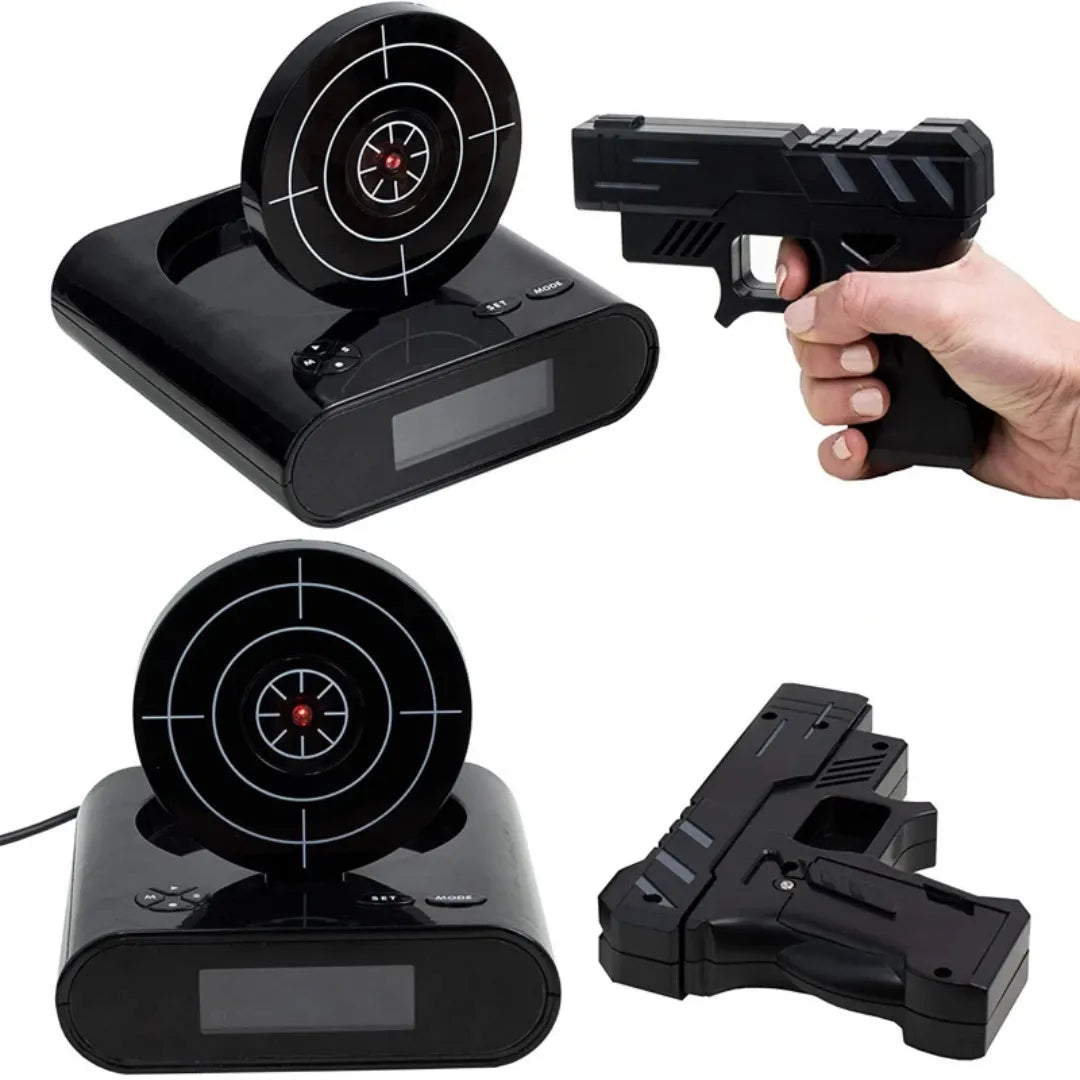 Wake & Aim Digital Alarm Clock