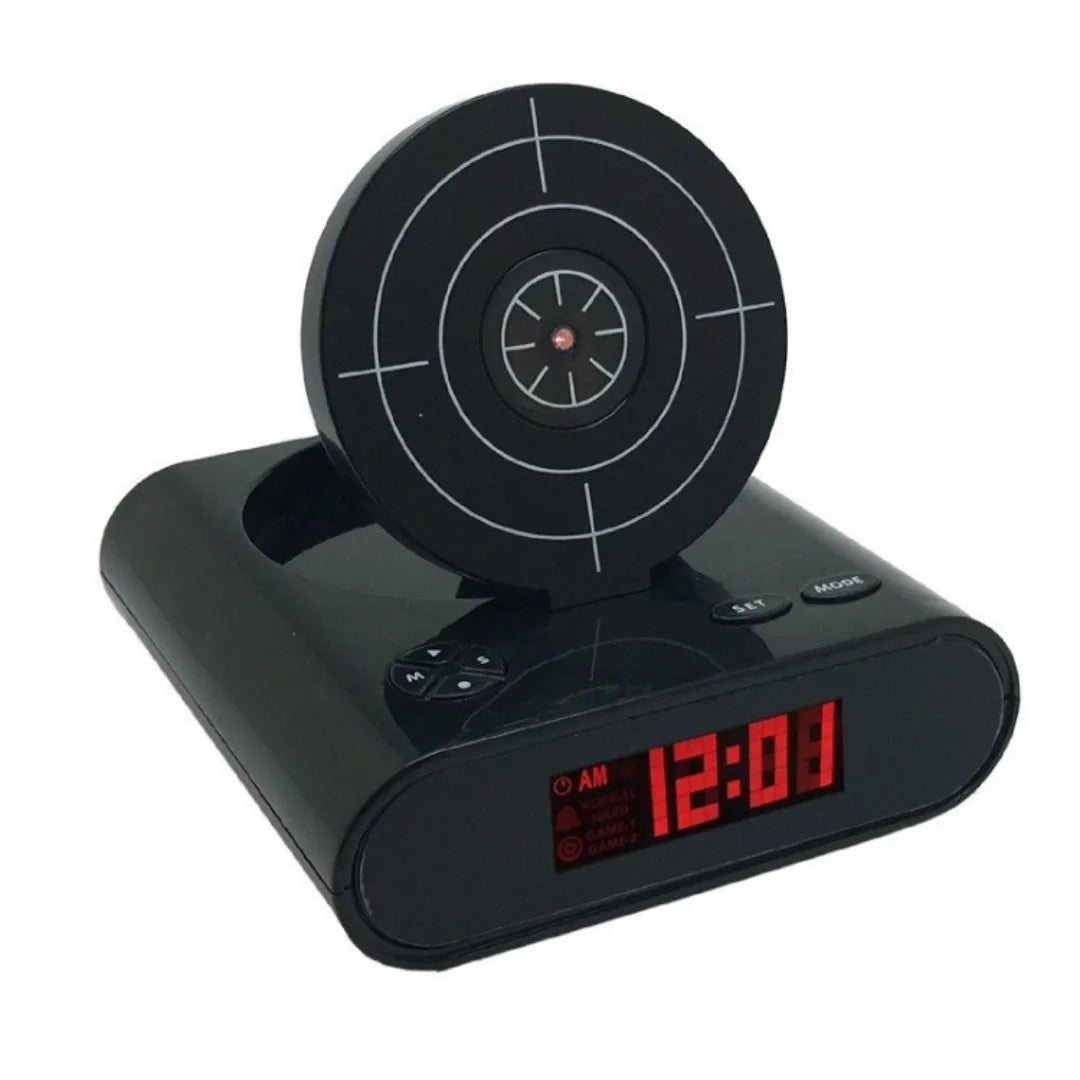 Wake & Aim Digital Alarm Clock