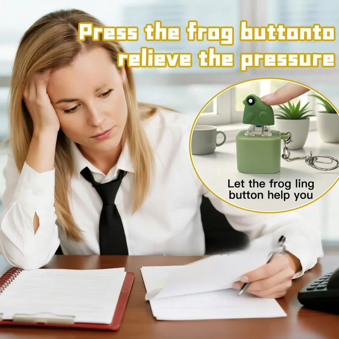 Croaking Frog Keychain