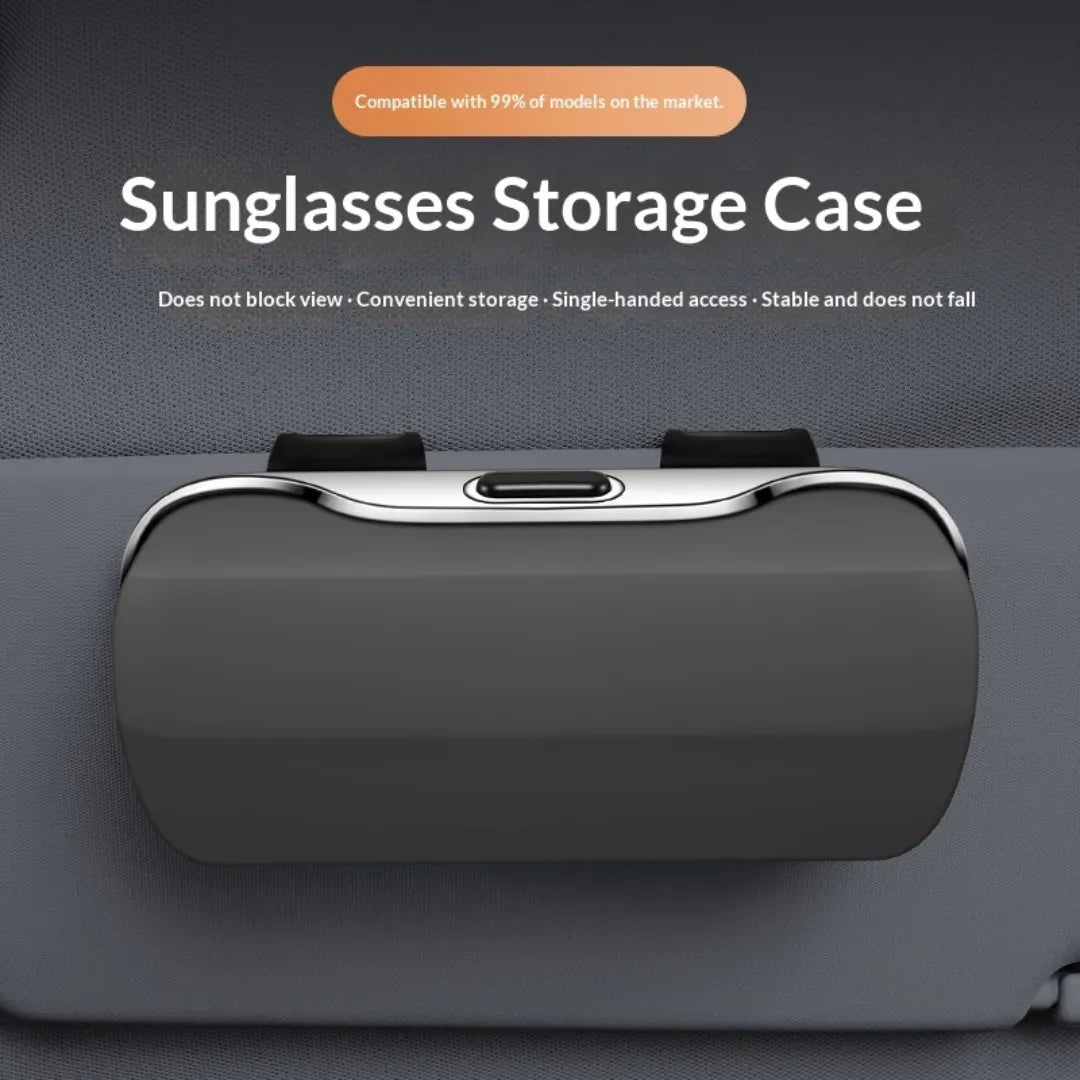 Clip-On Car Sunglass Holder