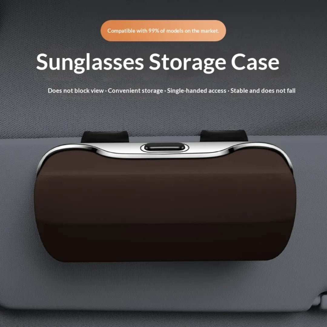 Clip-On Car Sunglass Holder