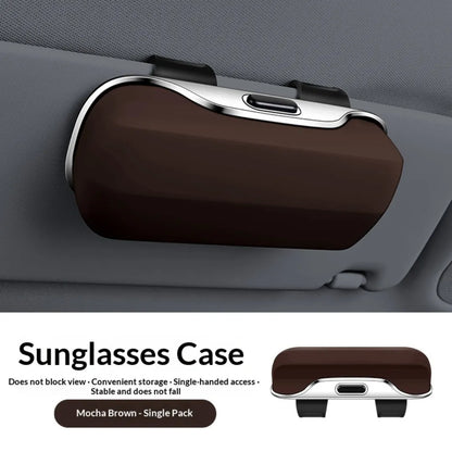 Clip-On Car Sunglass Holder