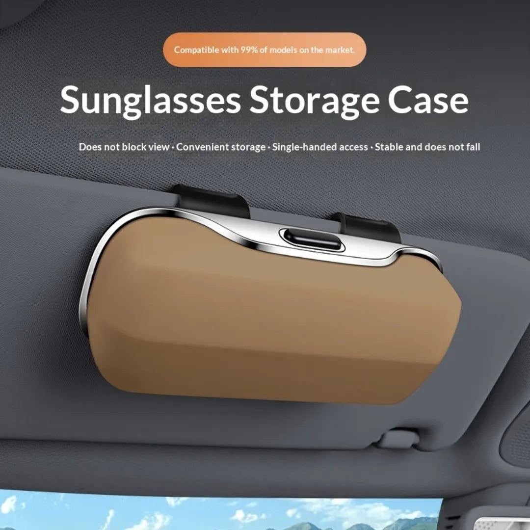 Clip-On Car Sunglass Holder