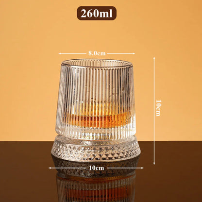 Rotating Crystal Glass