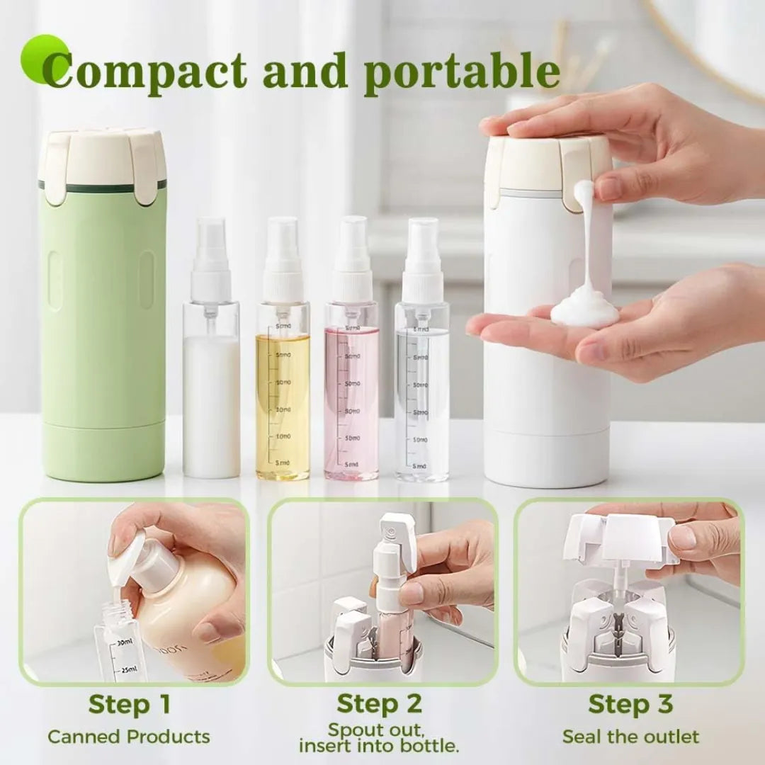 The Essential 4-in-1 Travel Dispenser
