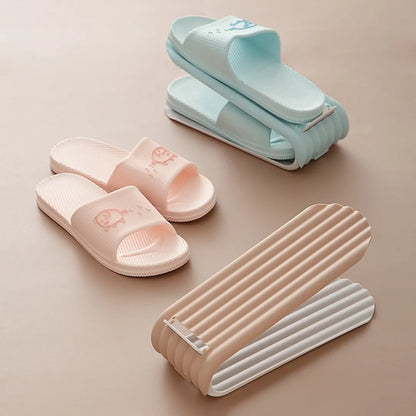 Adjustable Space‑Saving Shoe Organizer