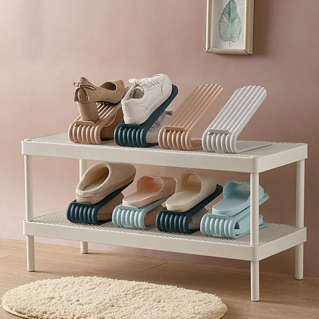 Adjustable Space‑Saving Shoe Organizer