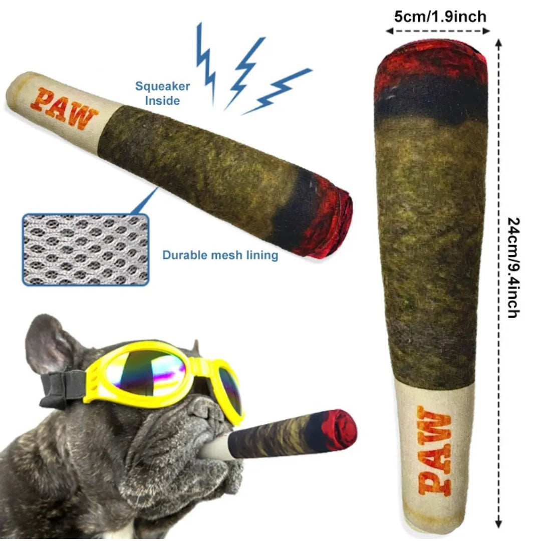 Doggy Doobie - The Squeaky Blunt Dog Toy