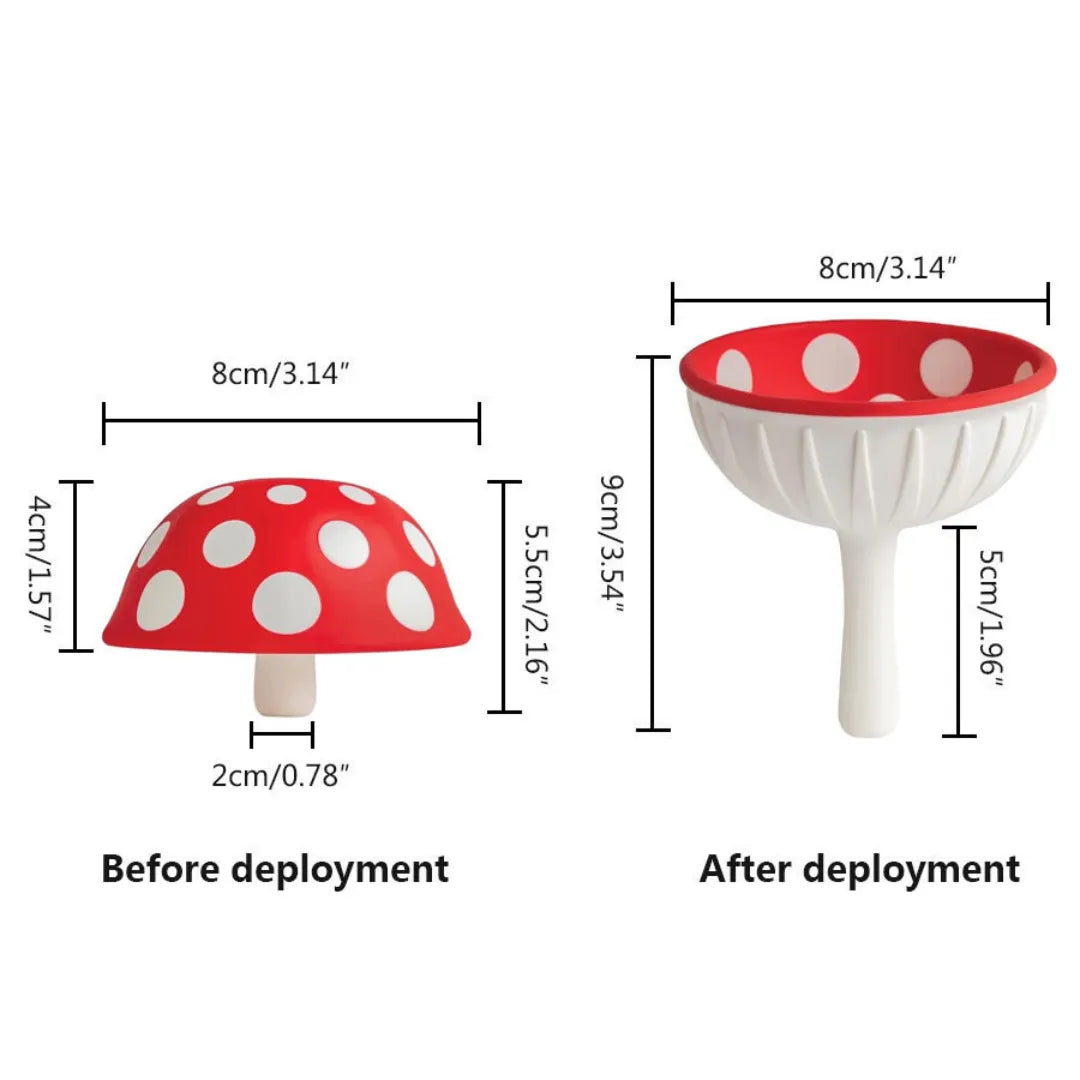 Magic Mushroom Mini Silicone Funnel