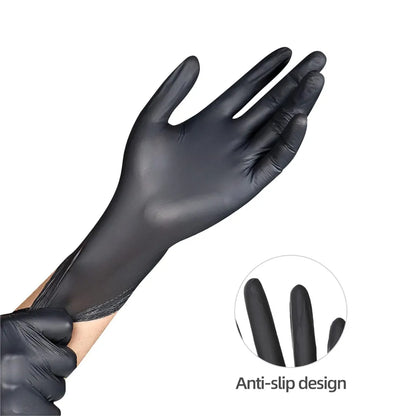Black Nitrile Disposable Gloves