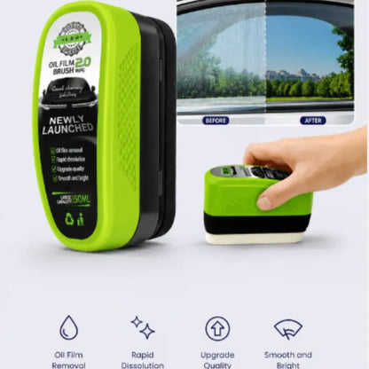 Car Glass Oil Film Remover Brush