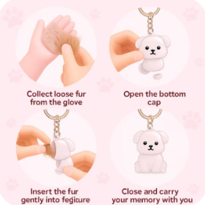 Pet Hair Keychain