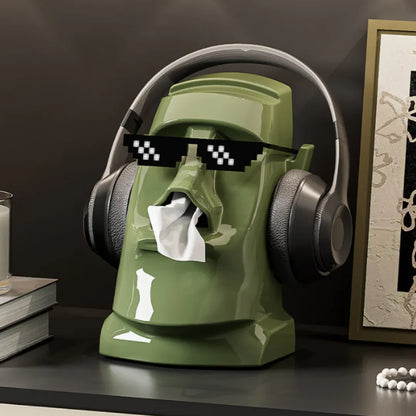 Moaki Tiki Tissue Box