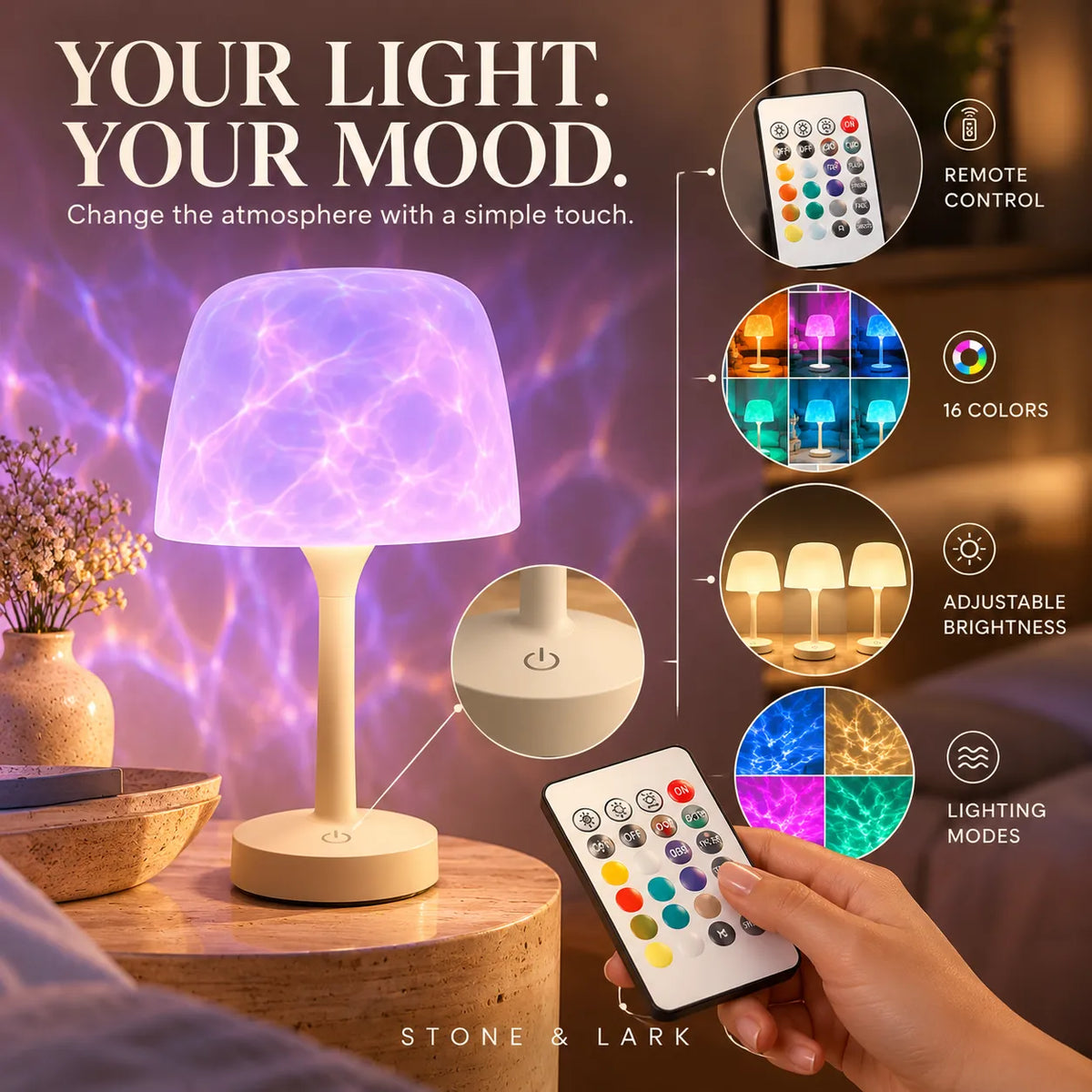 RippleGlow Atmosphere Lamp
